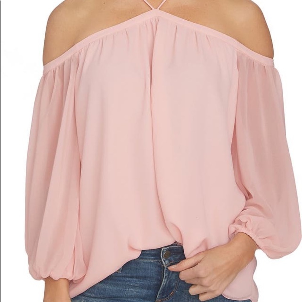 1. State Pink Blouse